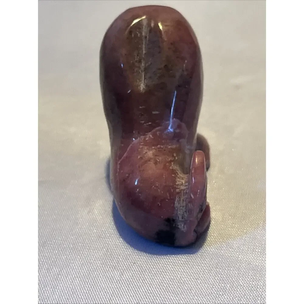 Hand Carved Stone Walrus Fetish Figurine Inuit Style Animal Carving